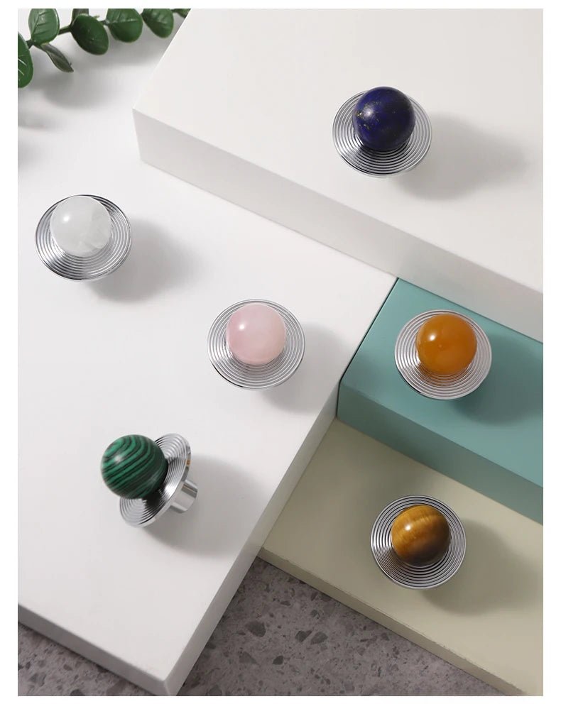 Stylish Pink Crystal Chrome Knobs – 5" Drawer Pulls for Furniture