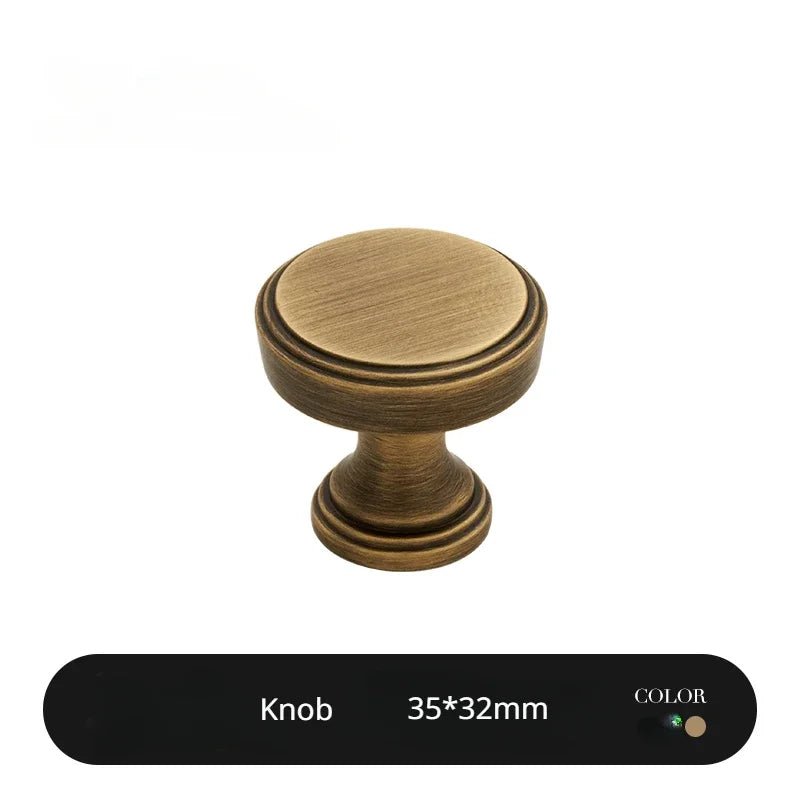 Durable Retro Brass Cabinet Handles – T-Bar Design