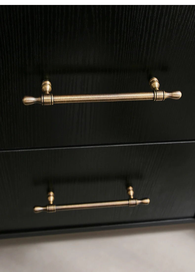 Vintage Satin Brass Drawer Pulls for Kitchen and Furniture