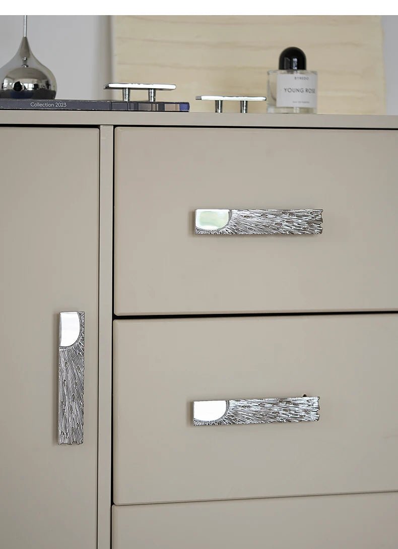 Premium Silver Line Brass Pulls – Modern Handles for Drawers