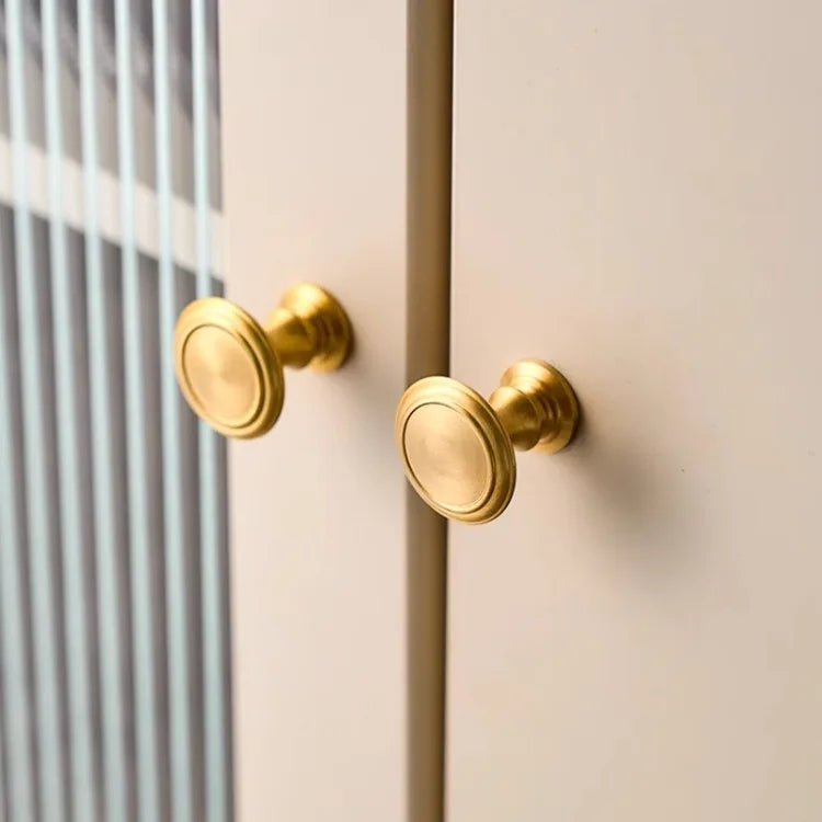 Premium Solid Brass Pull – Classic American Style for Cabinets