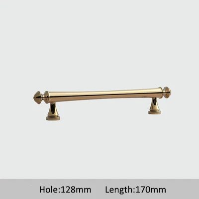 Solid Brass T-Bar Pull – Modern Handle for Elegant Furniture Design