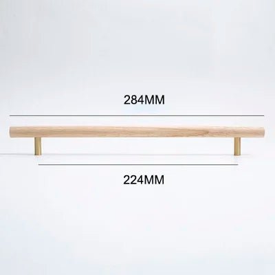 Solid Walnut Knobs – 5" Wooden Pull Handles for Elegant Cabinet Design