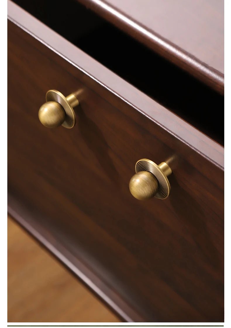 Premium Vintage Brass T-Bar Pulls – Bronze Handles for Cabinets