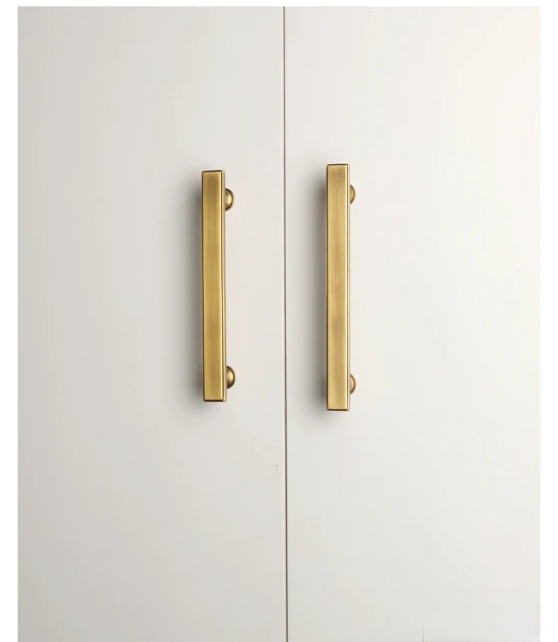 Stylish Vintage Bronze Bar Pulls – Antique Cabinet Handles for Drawers
