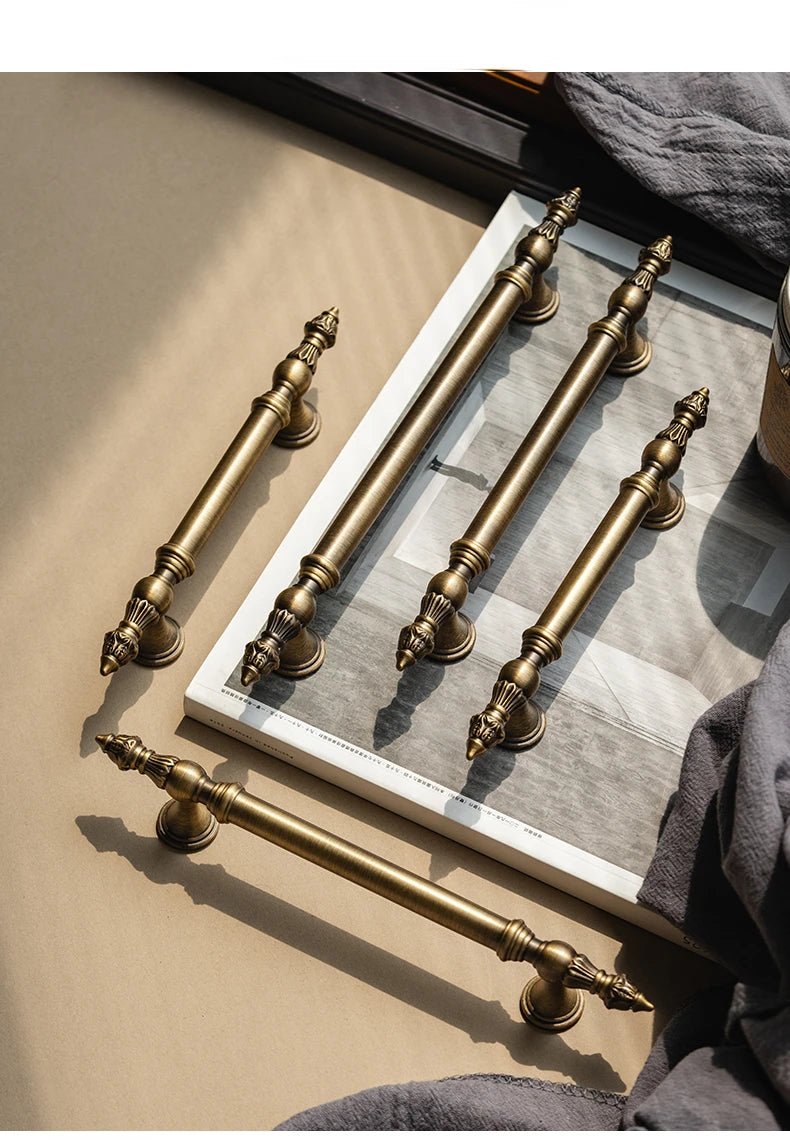 Luxury Vintage Bronze Drawer Pulls – Classic Cabinet Handles