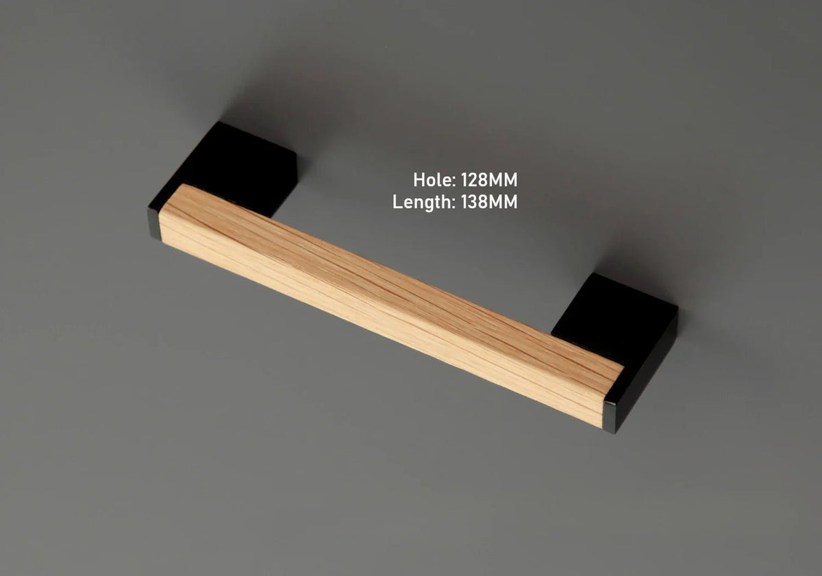 Modern White Oak Wood Cabinet Pull – Sleek Kitchen Handle