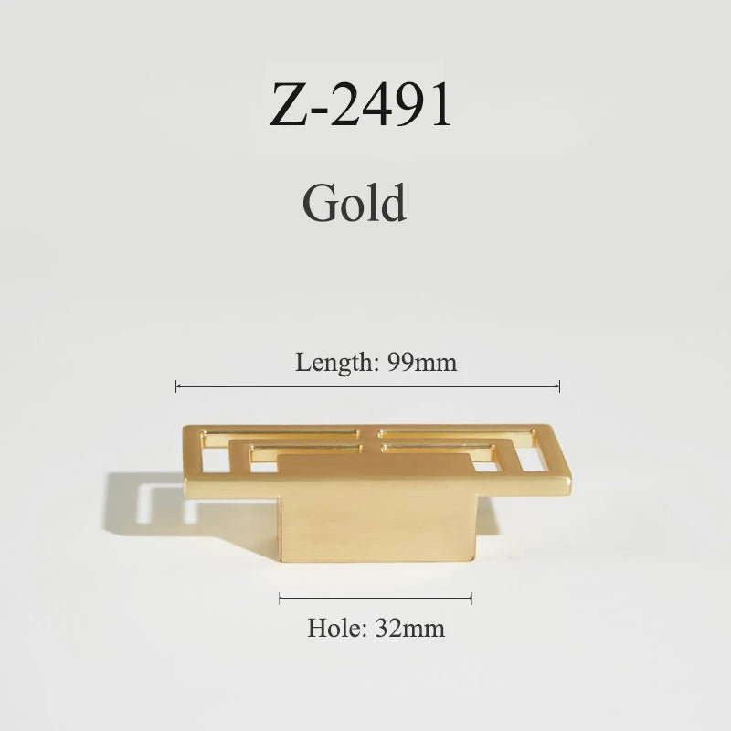 Premium Antique Gold Cabinet Knobs – Vintage Drawer Pull Handles