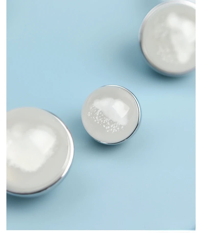 Crystal Clear Cabinet Knobs – Brass Accent