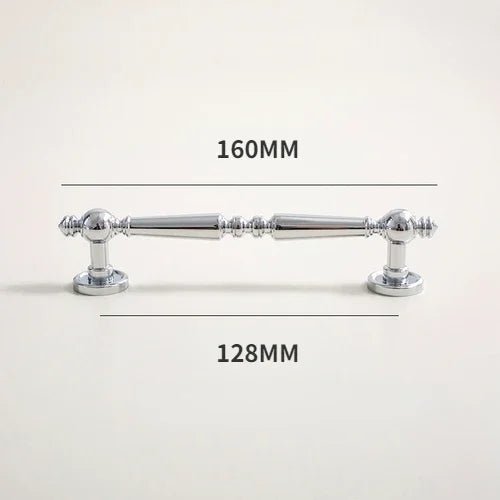 Solid Brass Bright Gold T-Bar Pull for Cabinet Doors
