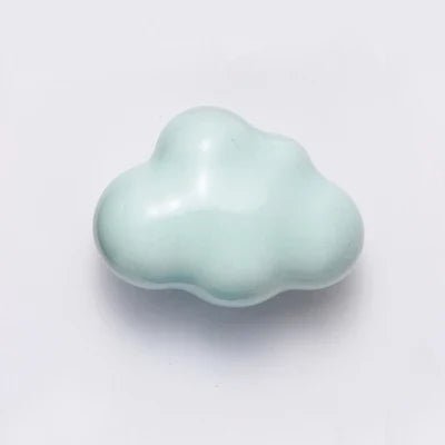 Durable Cloud Ceramic Knobs – Pink Drawer Handles for Children's Rooms