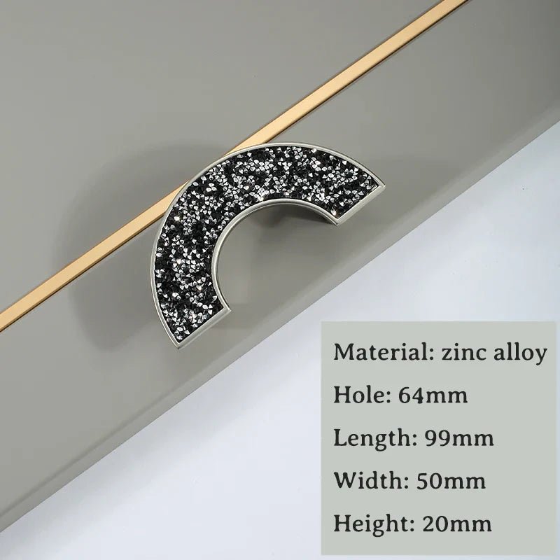 Modern DIY Black Cabinet Handle Knobs for Simple Cabinet Design