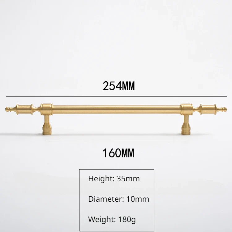 Gold European Brass Handles – Pulls for Stylish Cabinet Design