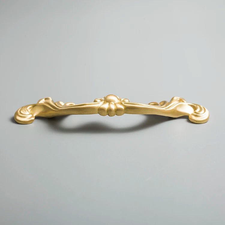 Solid Brass Drawer Pull – European Gold Design