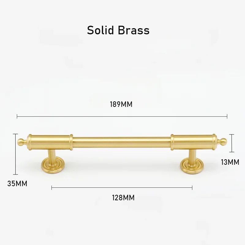 Modern European Antique Bronze Long Drawer Knobs – Brass Pull