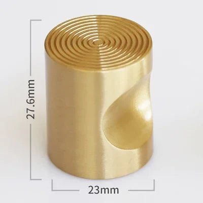 Modern Gold Brass Arc Invisible Pulls – 11.8" Cabinet Handles Design