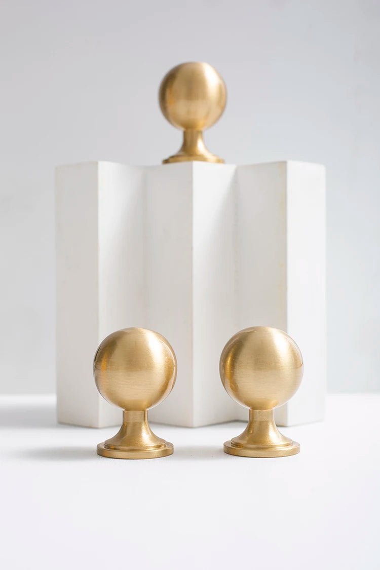 Modern T-Bar Brass Handles - Gold Cabinet Pulls