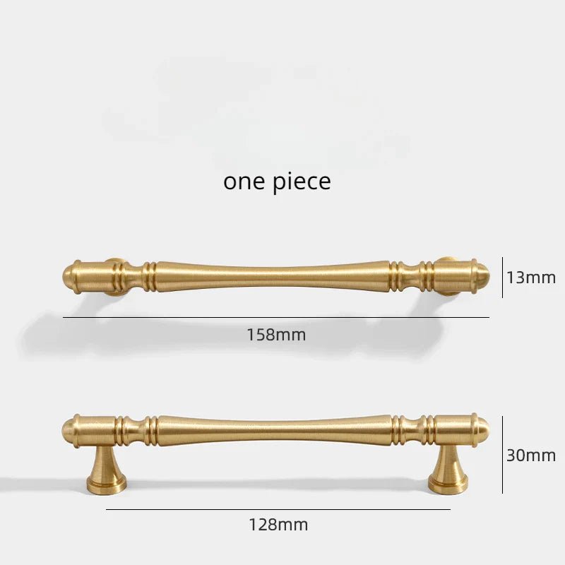 Gold Brass Knobs – 3.78"-6.3" Pull Handles for Elegant Cabinet Design