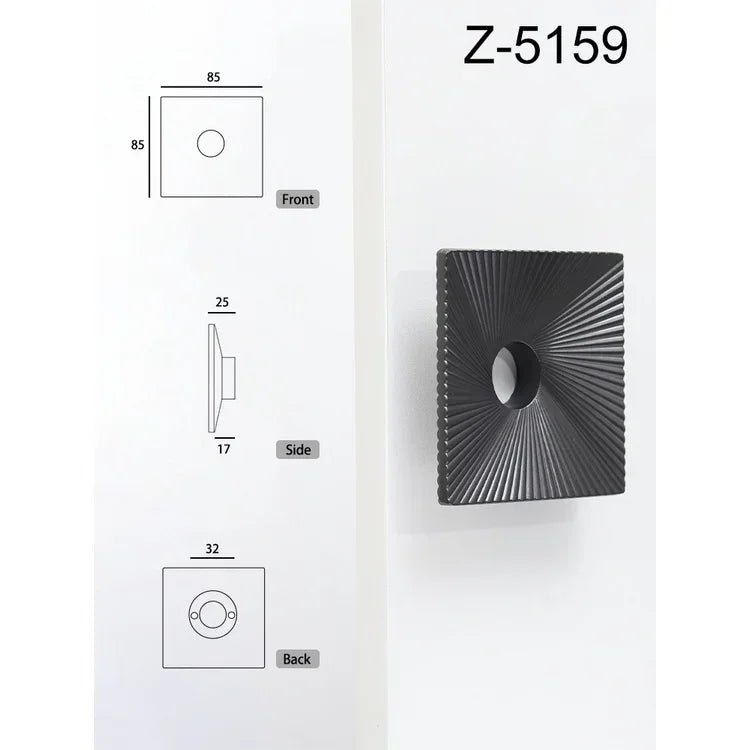 Luxury Gold Square Line Pull Handle for Modern Cabinet Design
