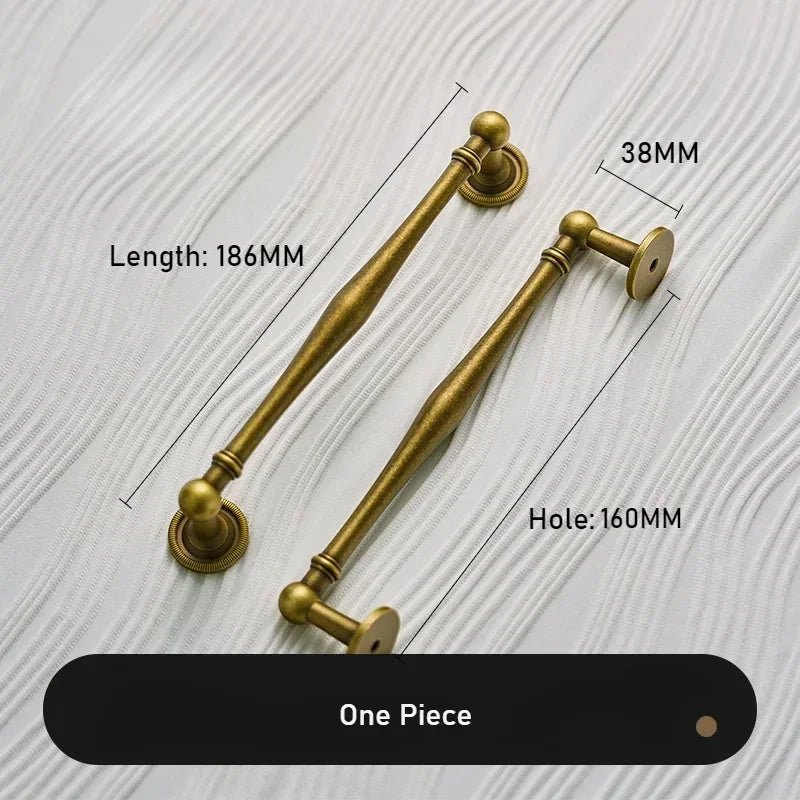Stylish Luxury Brass Handle & Knob – Mirror Silver T-Bar for Drawers