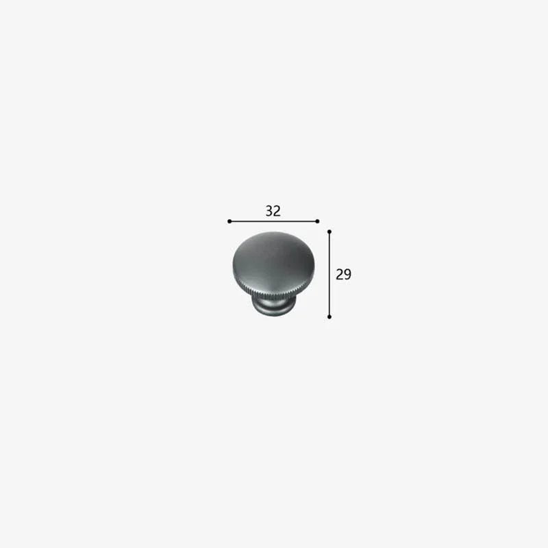 Contemporary Brown Handle – Matte Aluminum Pull  