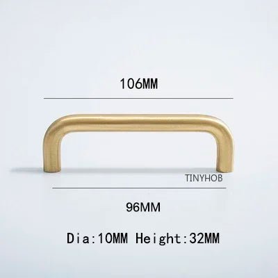 Luxury Nordic Brass Pulls – Adjustable Handles 2.5" to 15.7"