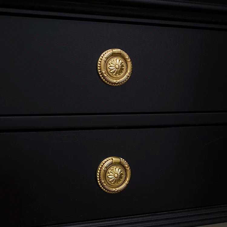 Premium Retro Golden Ring Pulls – Kitchen & Cabinet Handles