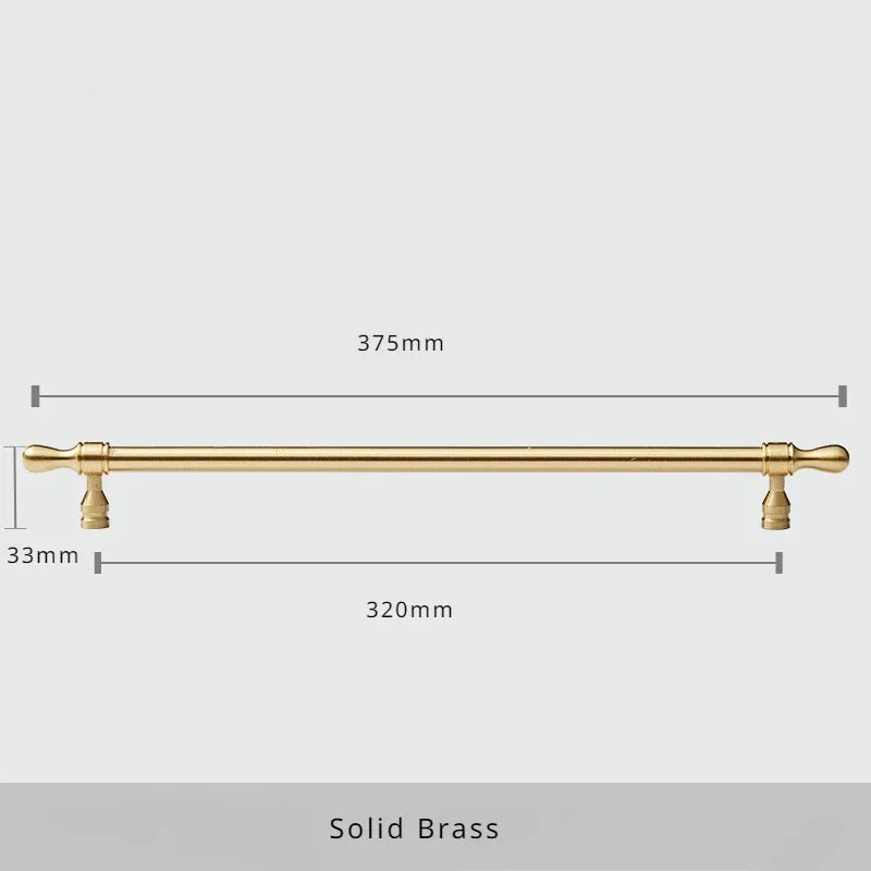 Satin Brass Cabinet Pulls for Vintage Kitchen Designs