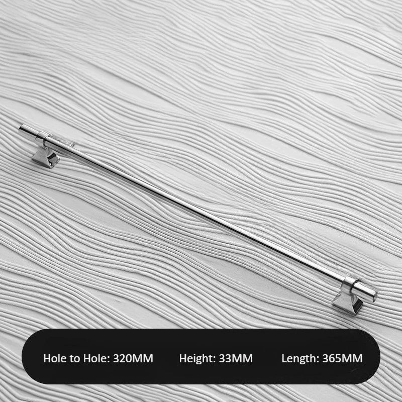 Stylish Silver Brass Pulls – Modern Drawer Handles for Cabinets