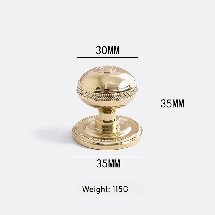Stylish Solid Brass Cabinet Knob – 1.25" Pull for Modern Furniture