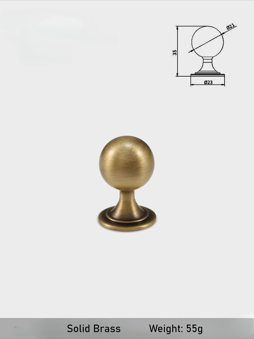 Vintage Bronze Cabinet Pulls – Brass T-Bar Handles for Drawers