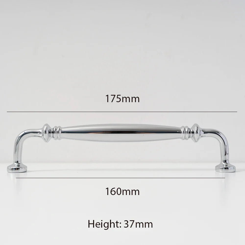 Durable European Brass Gold T-Bar Handles for Drawers