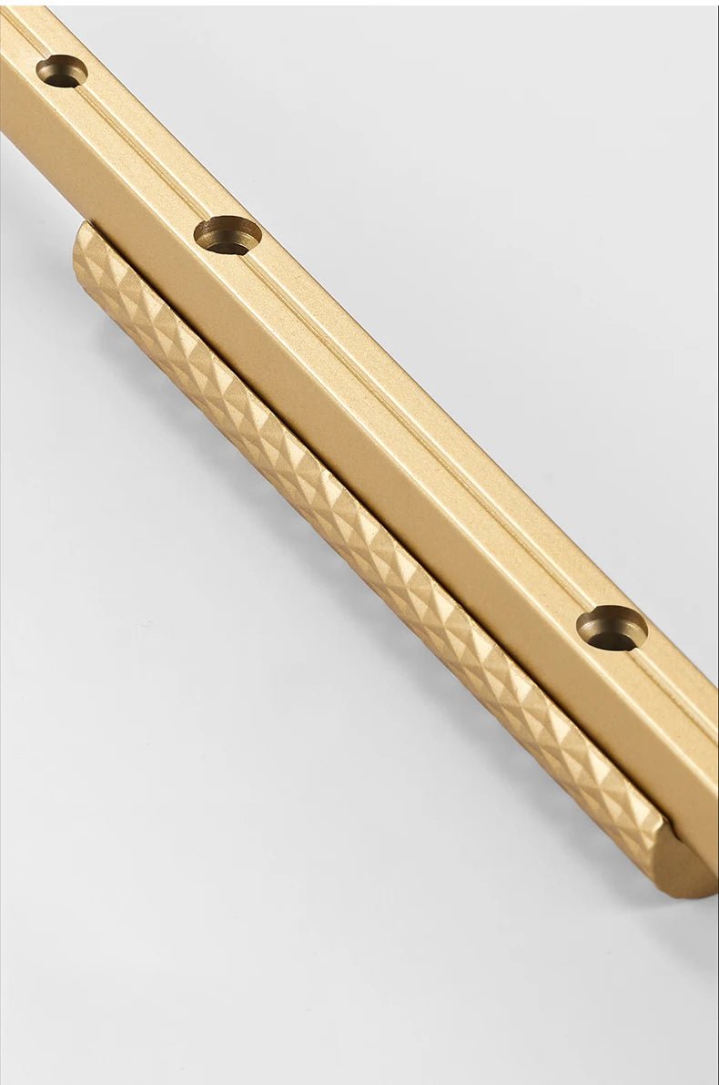 Premium Extra-Long 40" Cabinet Pulls – Black/Gold Aluminum