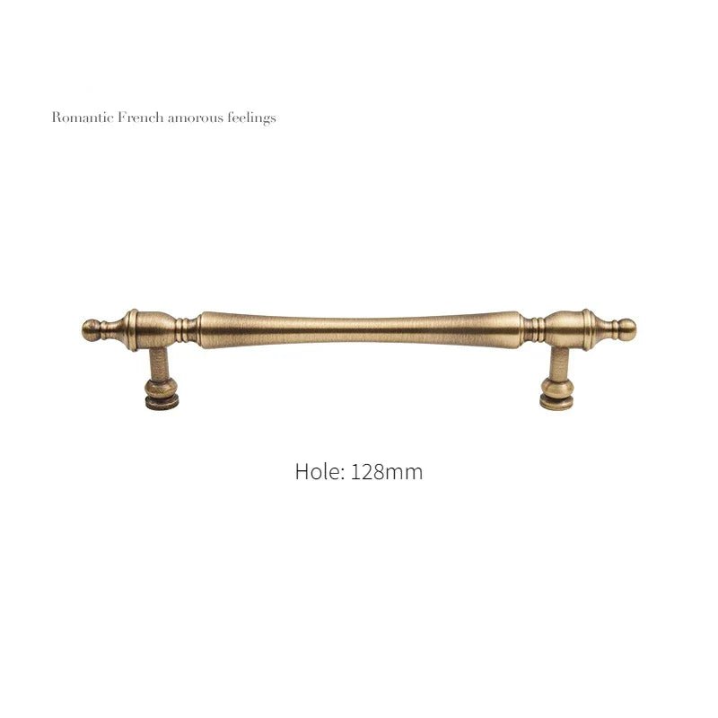 Durable French Antique Brass Handles for Cabinet Doors