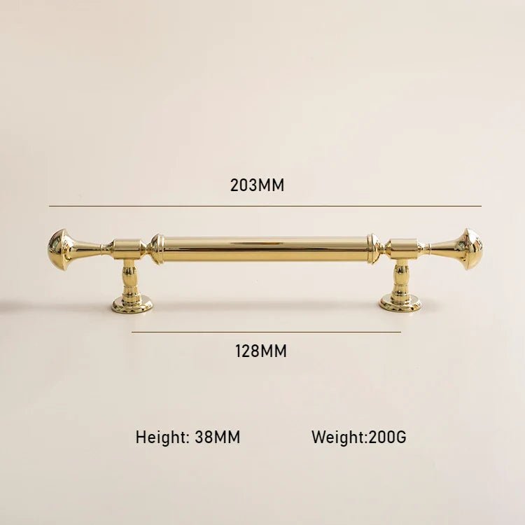 Durable French Brass Cabinet Handles – Modern Drawer Pull Design