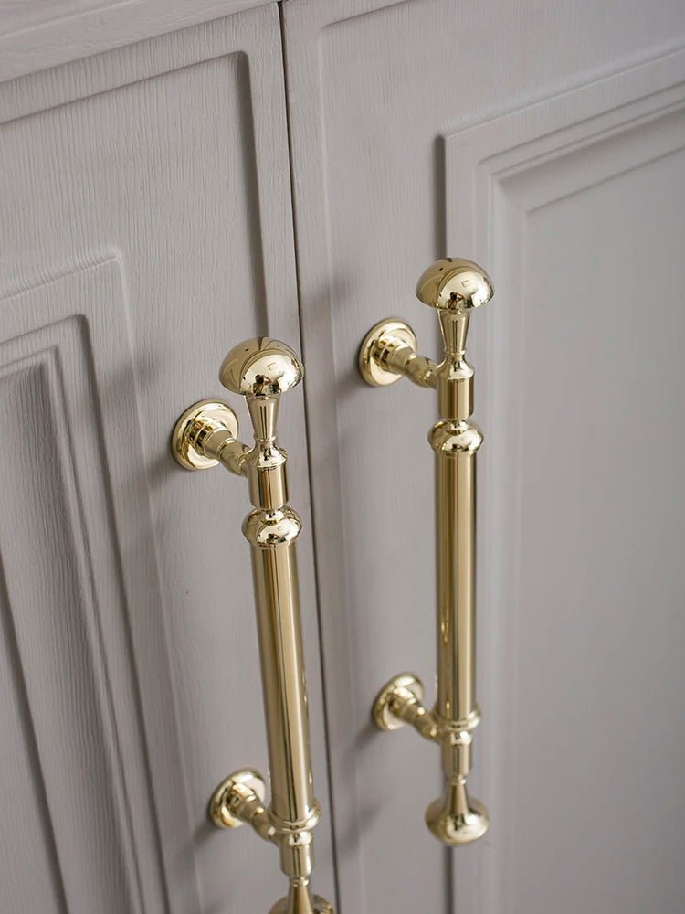 Elegant French Brass Drawer Pulls – Modern Cabinet Handles