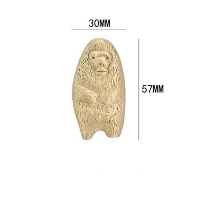 High-Quality Kids Animal Shape Brass Knobs for Furniture