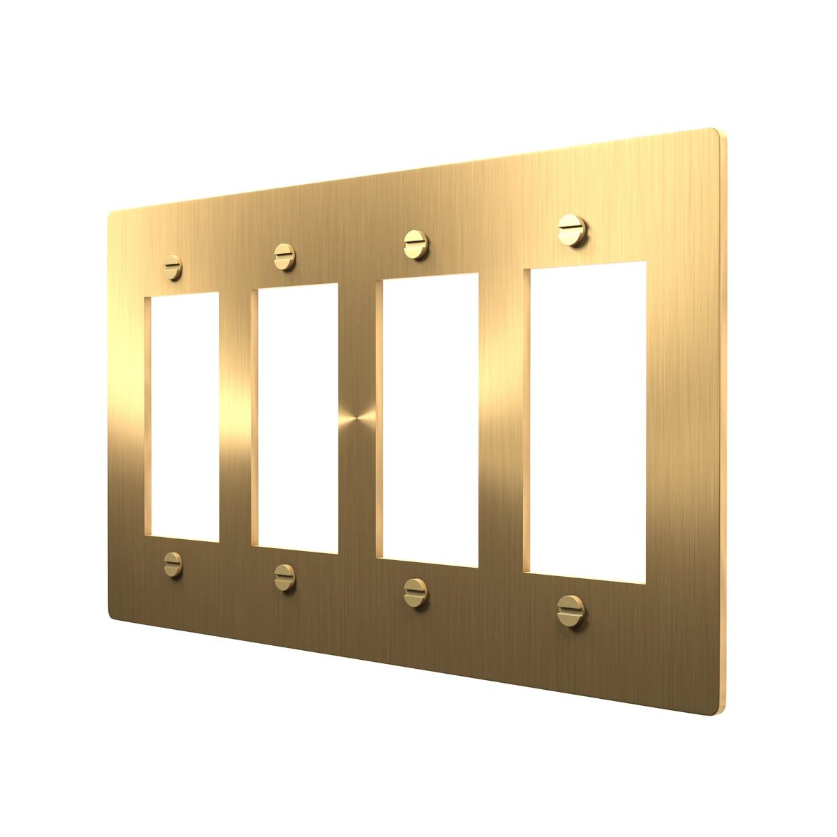 Decorative Brass GFCI Switch Wall Plate