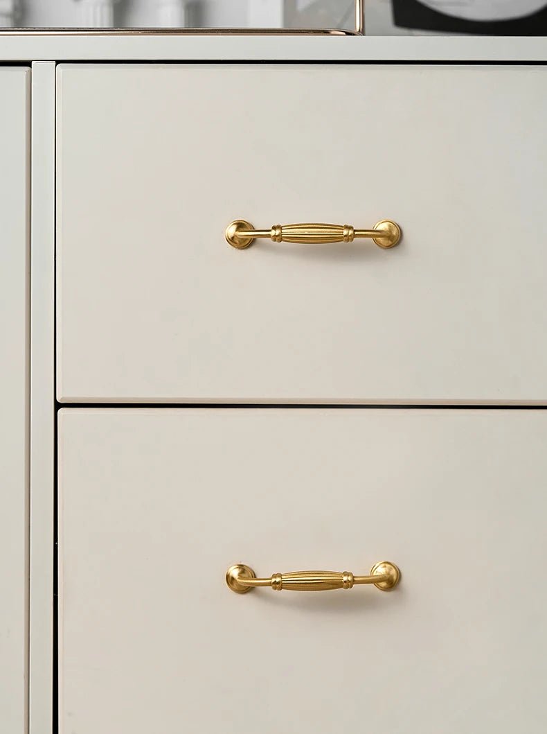 Elegant Vintage Brass Handles – Gold and Bronze Pulls for Cabinets