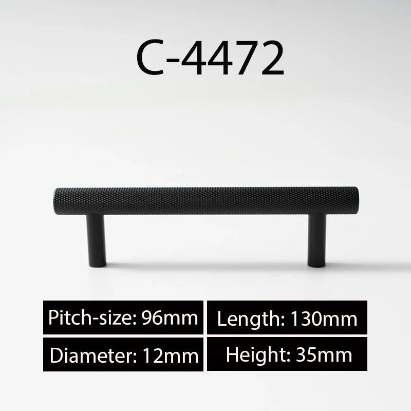 Gold, Black, Satin Nickel T-Bar Pull for Cabinet Doors