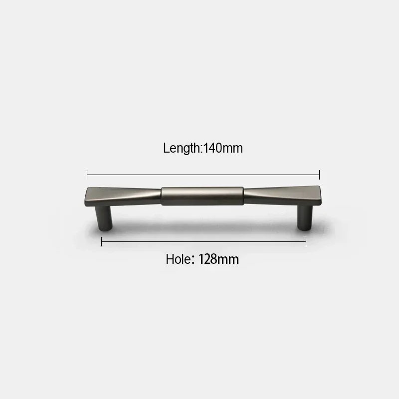 Contemporary Cabinet Handle - Gold Bowknot Style
