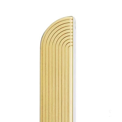 Gold Brass Arc Invisible Handles – 11.8" Pulls for Elegant Cabinet Design