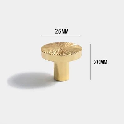 Elegant Gold Brass Pulls for European Cabinet Designs