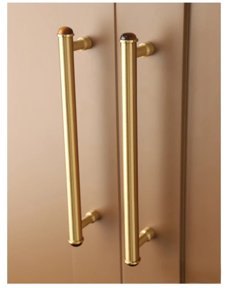 6.3" Crystal T-Bar Handle – Elegant Cabinet Pull  