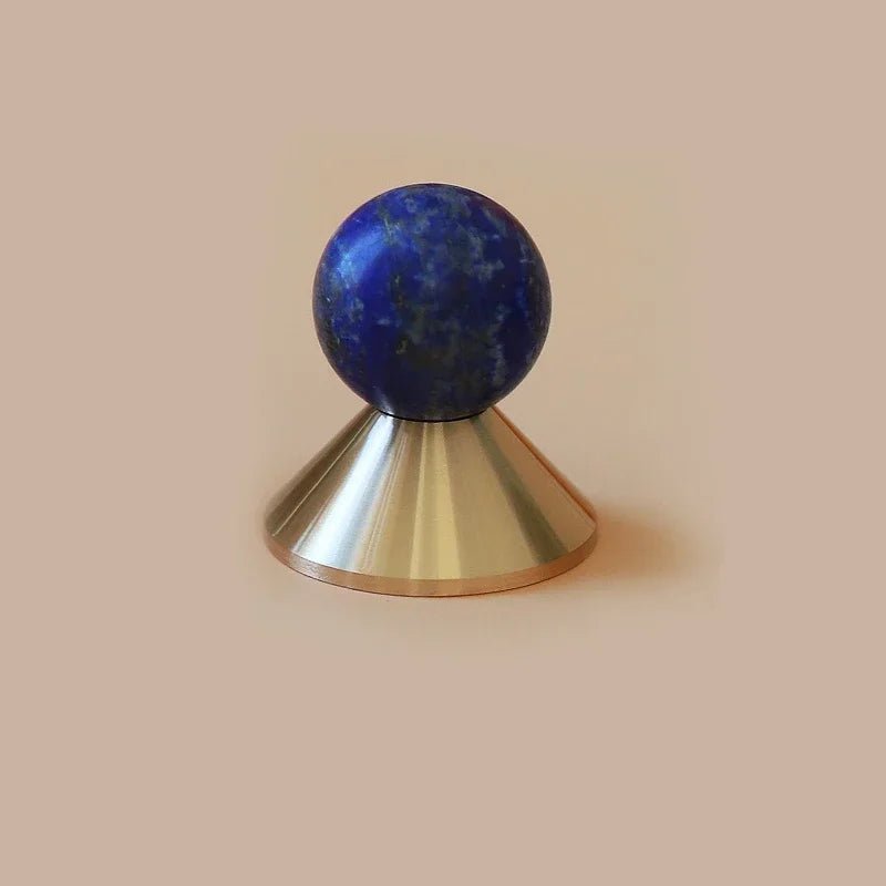 Glamorous Brass Pull – Pink Crystal Cabinet Knob  