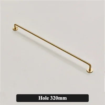 Gold brass long furniture handle for minimalist cabinets