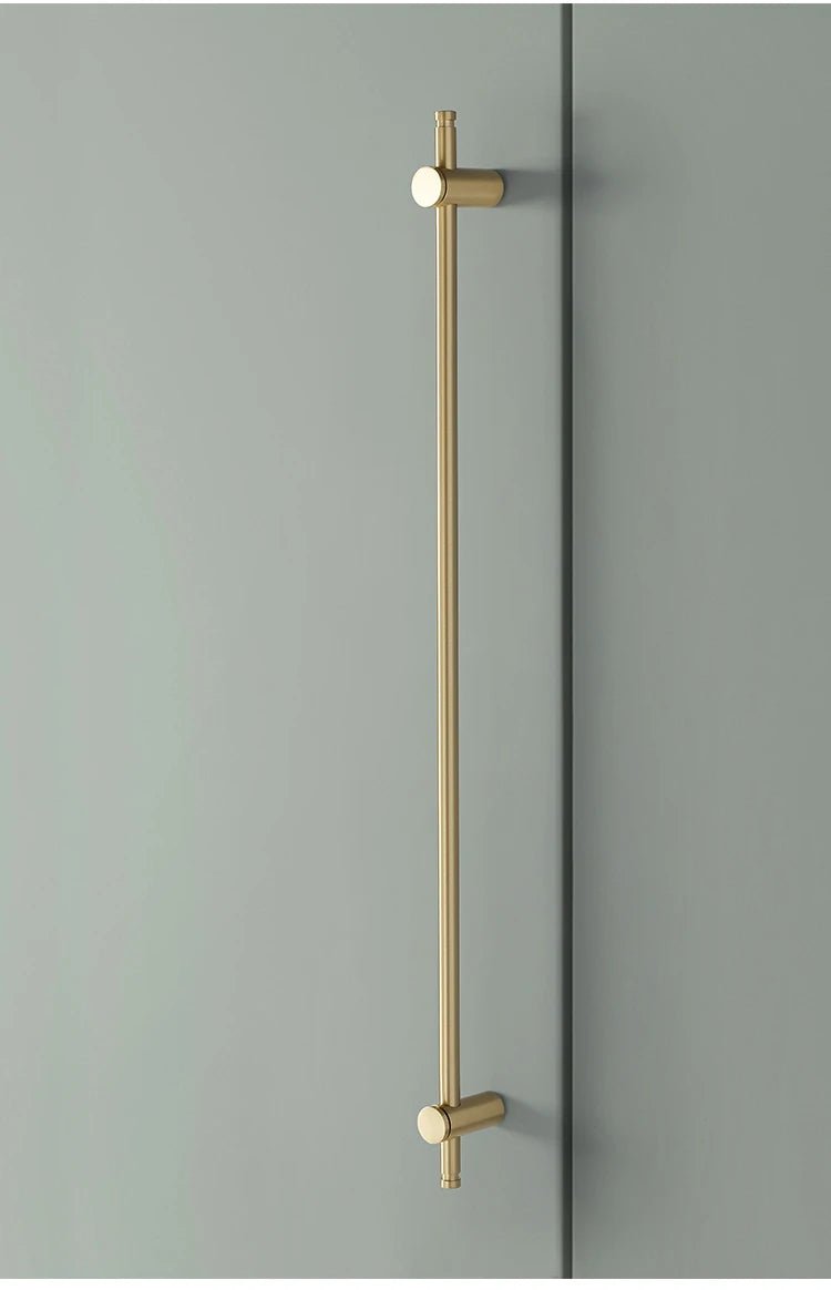 Gold Brass Long Cabinet Handles for Wardrobe & Kitchen