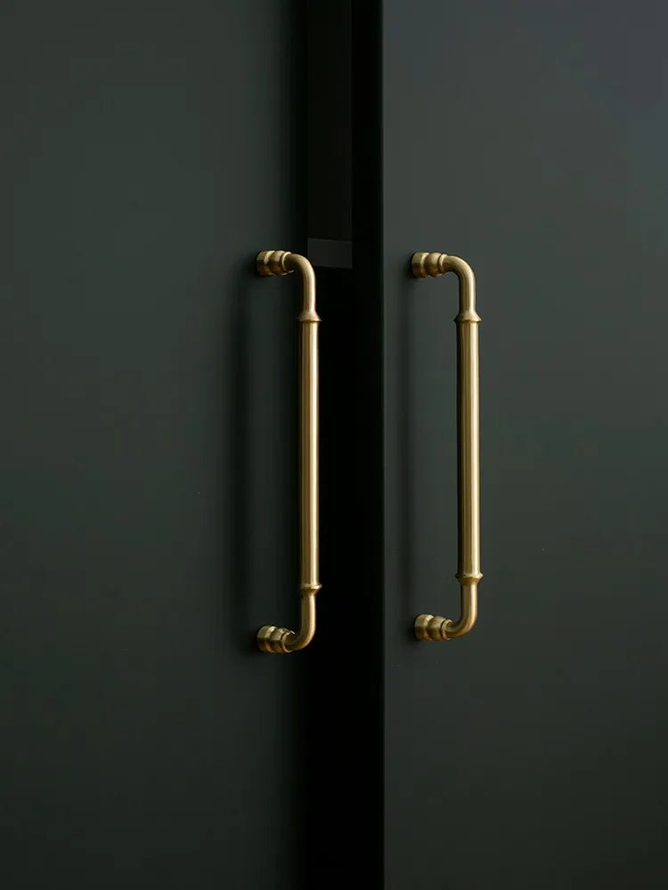 Premium Gold Solid Brass Cabinet Pulls – Modern Furniture Knobs