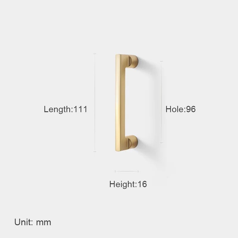 High-Quality Gold Zinc Alloy Handles for Kitchen and Furniture Pulls