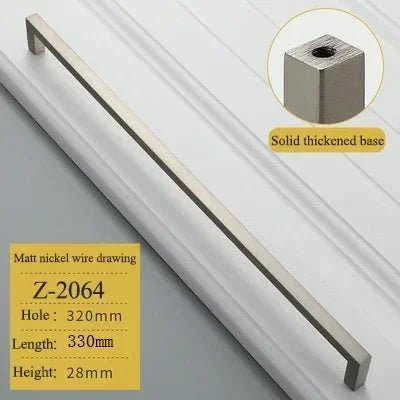 Gold Zinc Alloy Cabinet Pull – Modern Drawer Handle